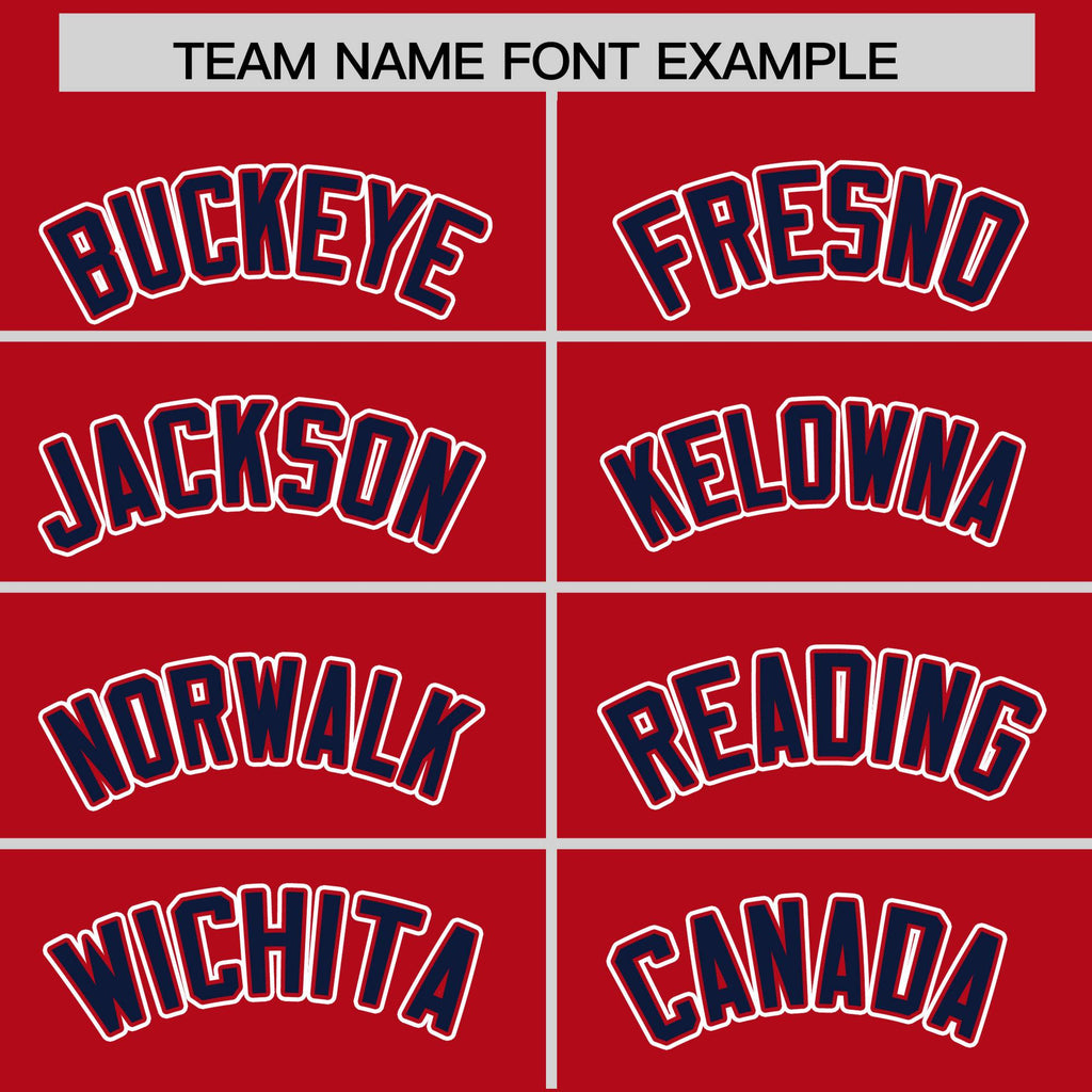 Custom Red Navy Raglan Sleeves Varsity Full-Snap Letterman Two Tone Jacket Hoodie